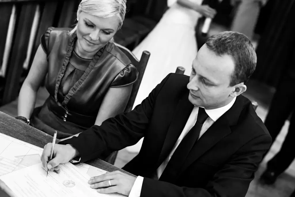 Dorota i Darek – Podpis pana młodego